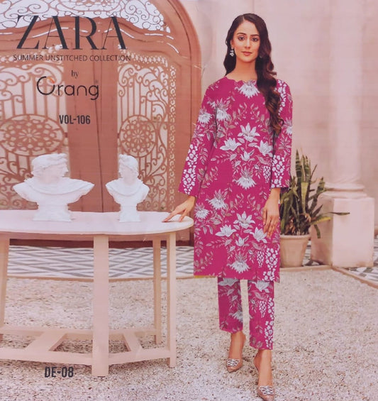 Zara Summer unstitched collection by ORANG