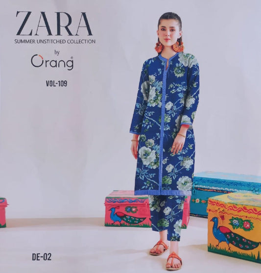 Zara Summer unstitched collection by ORANG