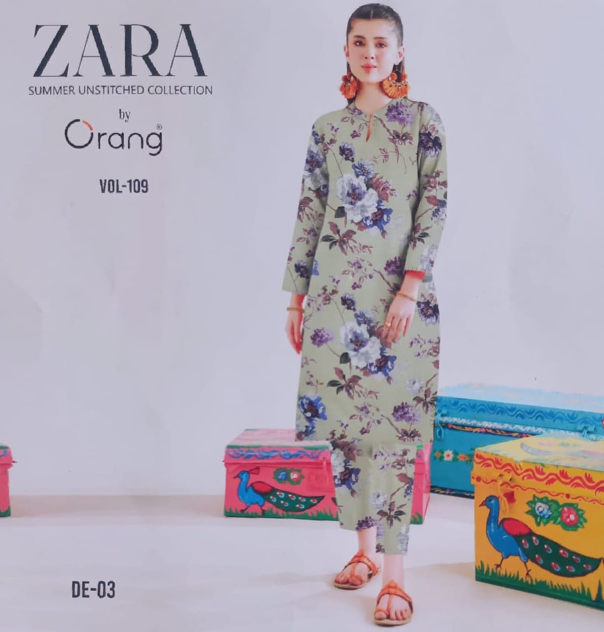 Zara Summer unstitched collection by ORANG