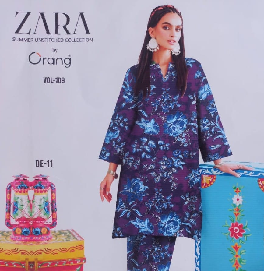 Zara Summer unstitched collection by ORANG